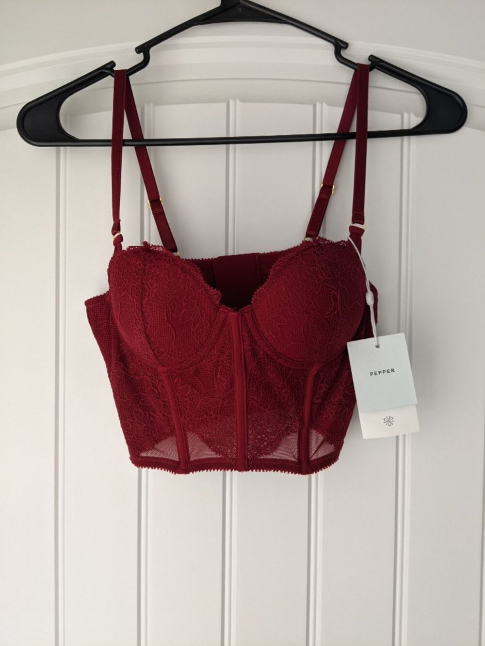 Two Pepper Lace Corset Tops NWT - Picture 8 of 8